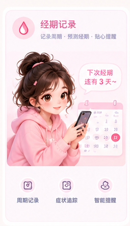 小暖经期提醒形象